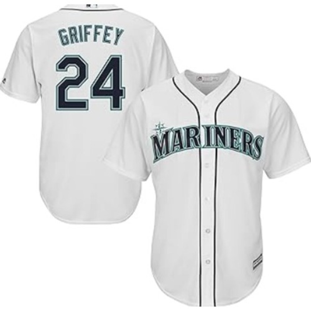 Seattle Mariners Men's White Morrow 35 Authentic‎ Baseball Signed Jersey MLB